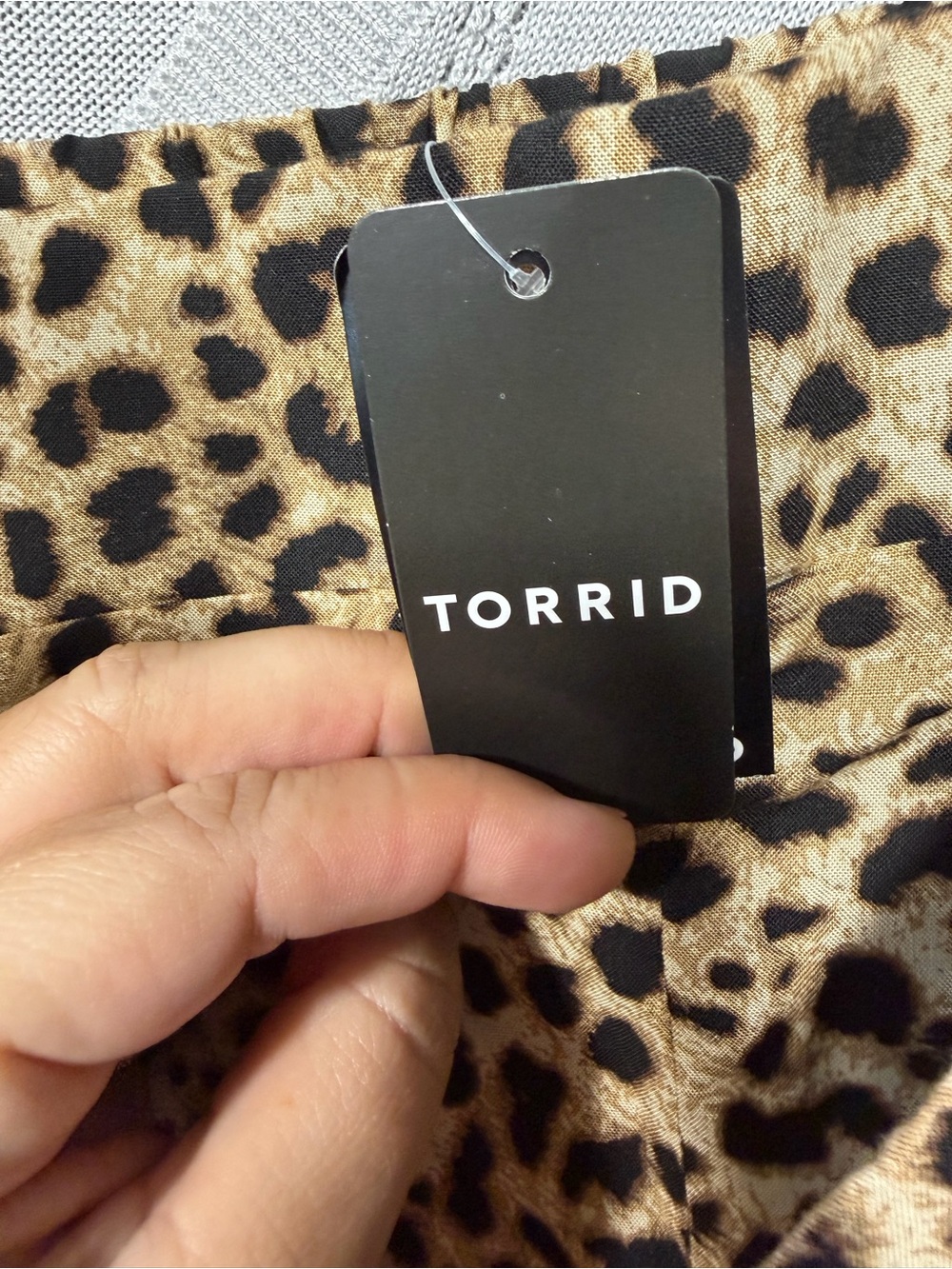 torrid Leopard Print Shorts - Tan & Black